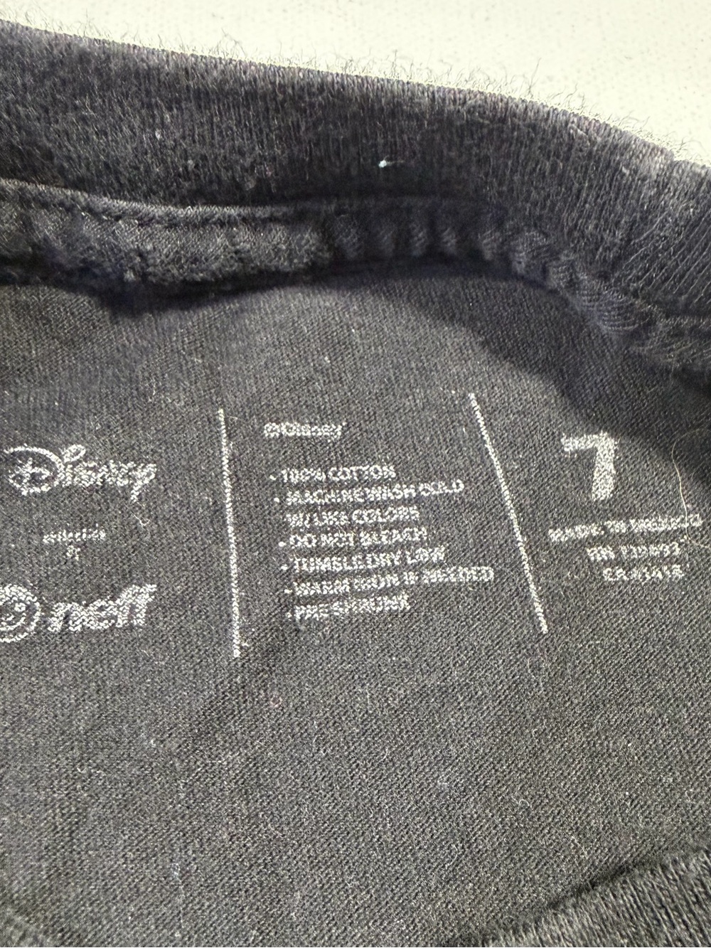 Neff  Disney Mickey Black Graphic Tee with White Print - Picture 2 of 3